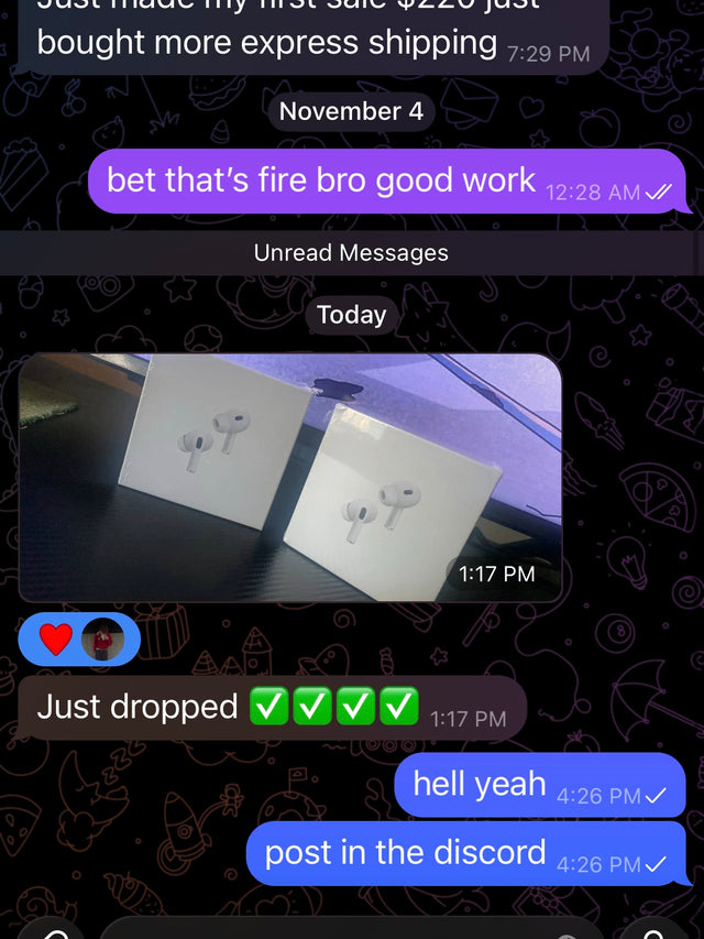 Customer testimonial screenshot