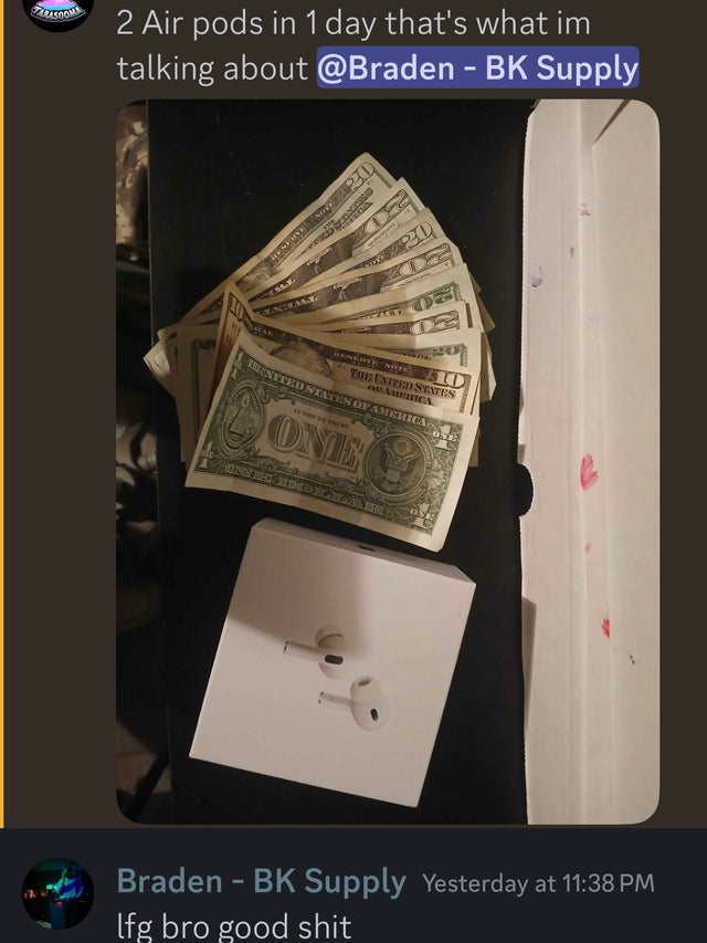 Customer testimonial screenshot